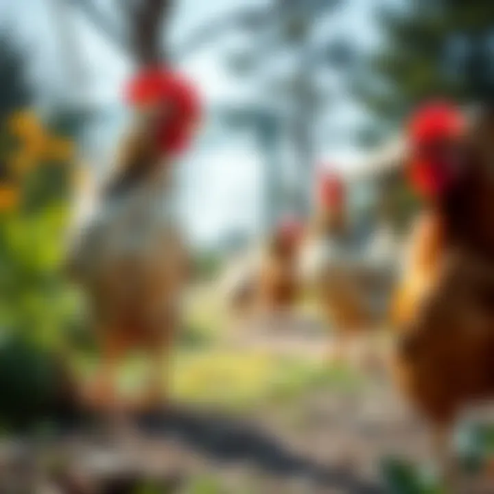 A thriving ecosystem supported by free range poultry