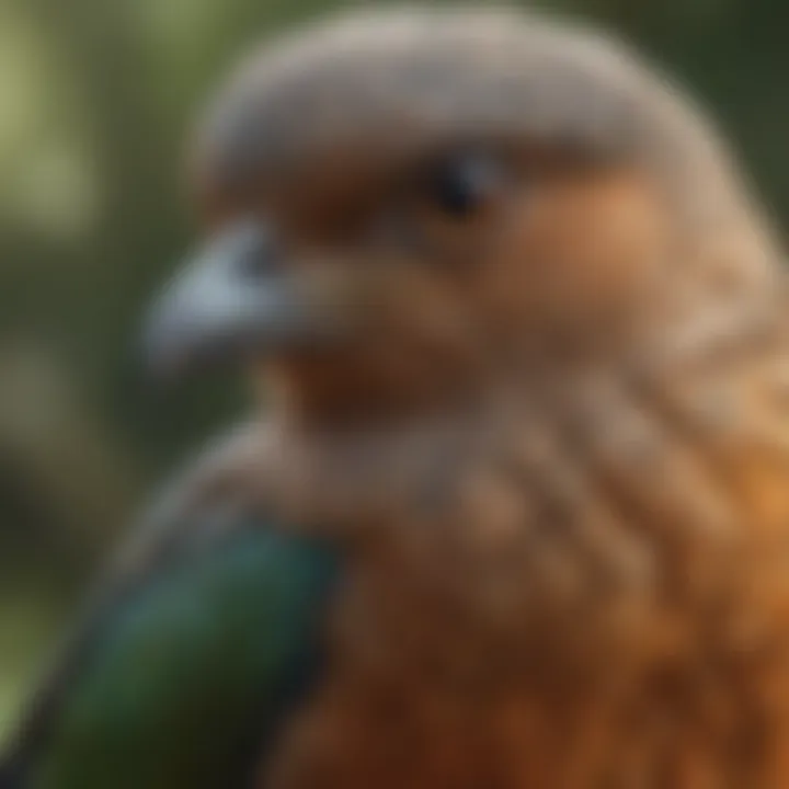 An artistic representation of names etched in nature, symbolizing the cultural significance of bird names