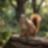 A beautiful garden setup designed to attract squirrels