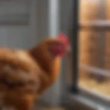 Automatic chicken door in action