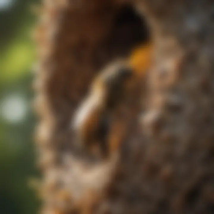 Ecological impact of bee nesting practices on biodiversity.