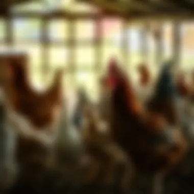 Healthy environment for chickens free of flies