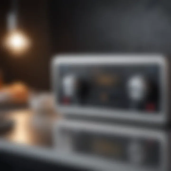 A modern incubator showcasing its digital control panel and temperature settings.