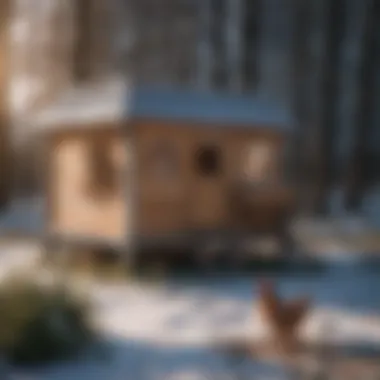 Chicken coop insulated for cold weather