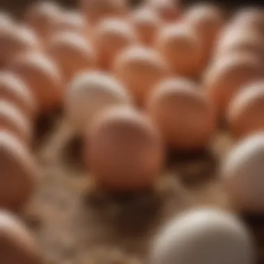 A close-up of egg quality influenced by organic nutrition