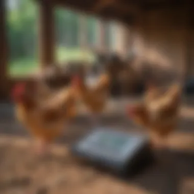 Temperature Monitoring in the Coop Monitoring temperature in chicken coop