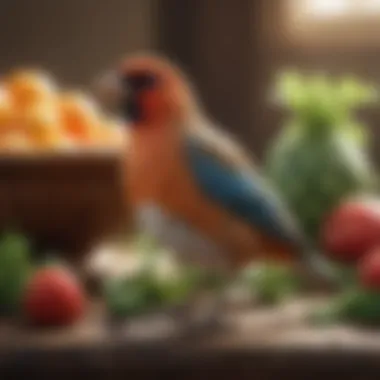 Nutrient-Rich Produce for Birds Fresh fruits and vegetables suitable for birds