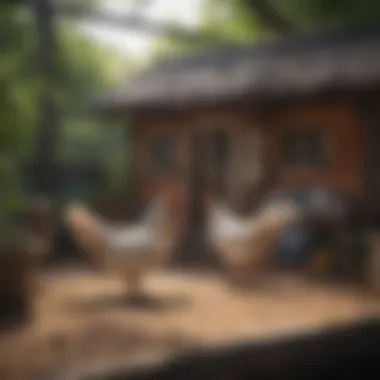 Comfortable and spacious hen coop