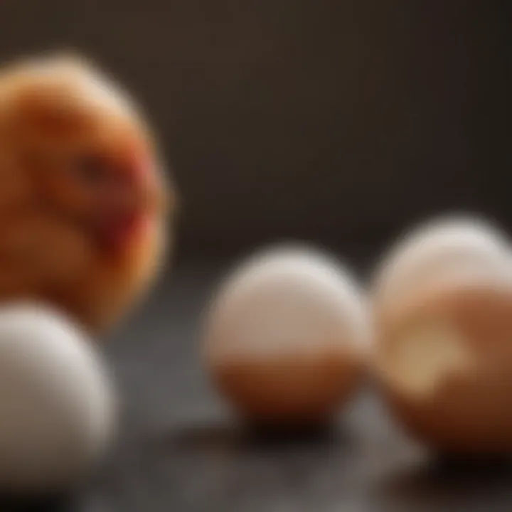 A variety of materials used in chicken egg packaging, highlighting durability.