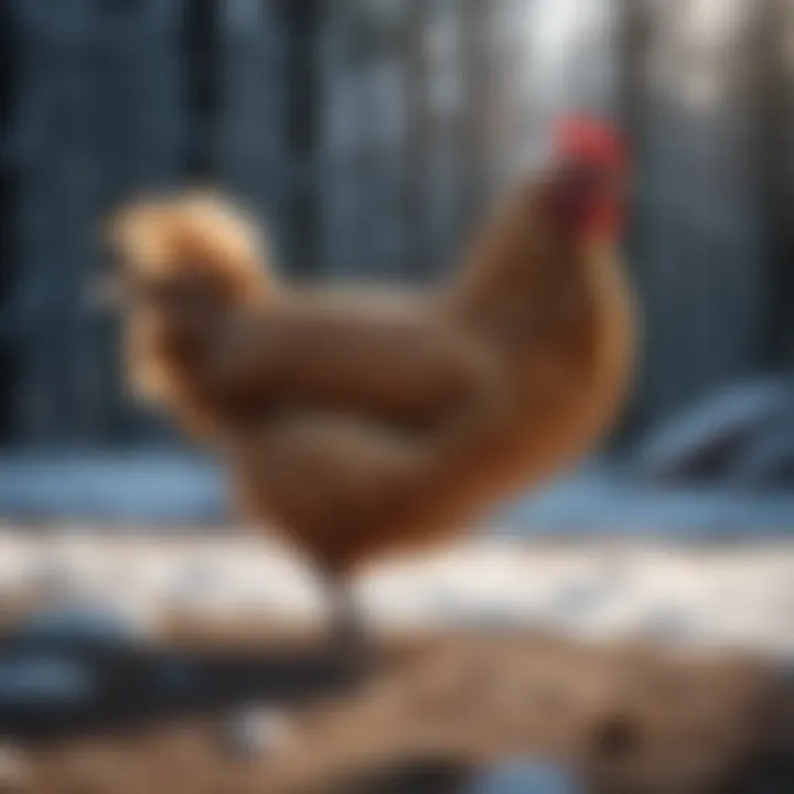 Monitoring chicken health in winter