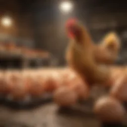 Top egg-laying chicken breeds in a vibrant farm setting
