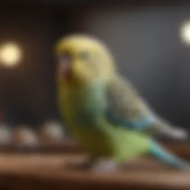 Enhancing Budgie Happiness with Enrichment Toys Budgie enjoying enrichment toys