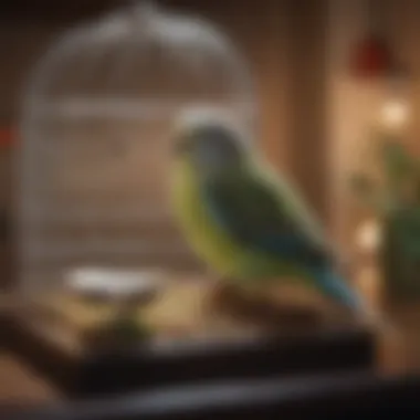 Optimal Cage Placement for Budgie Well-Being Cage placement in a cozy home environment