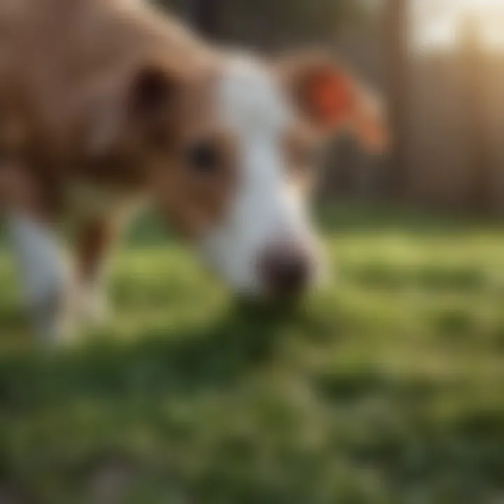 Healthy pets enjoying alfalfa hay