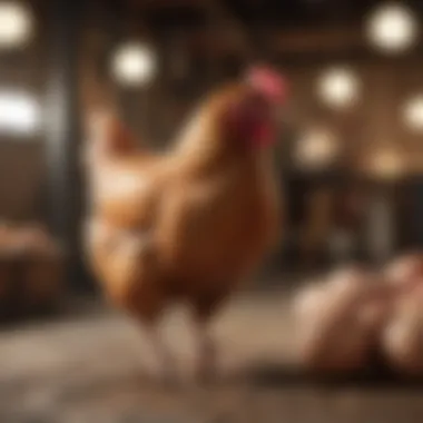 Understanding Chicken Behavior Chickens exhibiting natural social behaviors