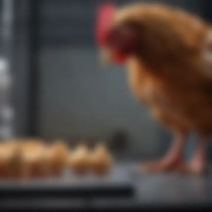 Veterinary check-up for maintaining chicken health