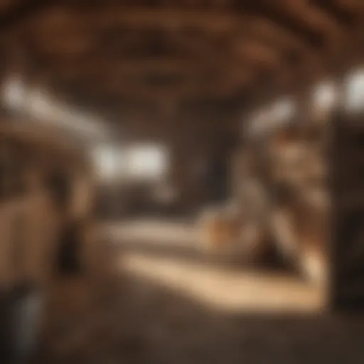 Well-designed goat barn interior featuring comfortable stalls and ample space