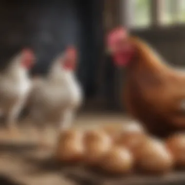 Conducting Health Checks for Chicken Wellbeing Routine health check on chickens