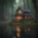 A cozy duck house designed for comfort