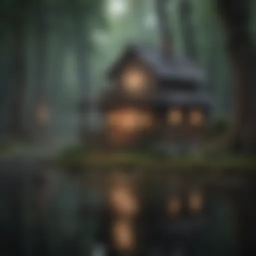 A cozy duck house designed for comfort