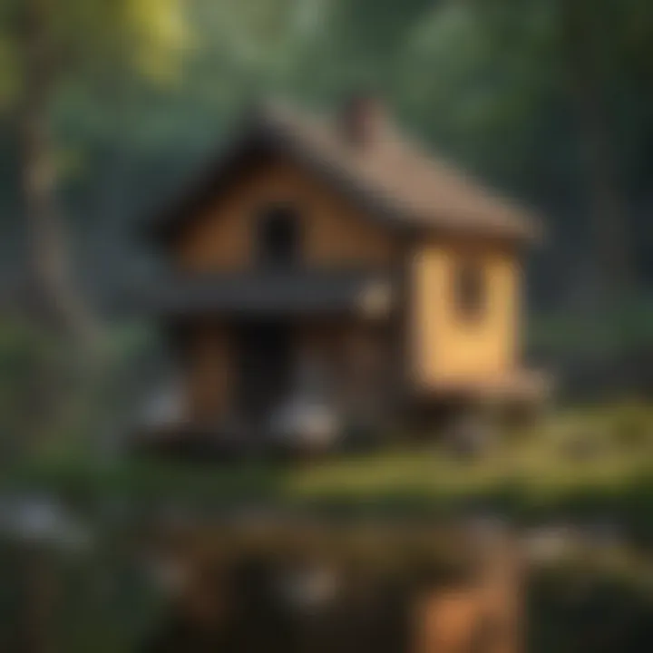 Different materials used for constructing duck houses