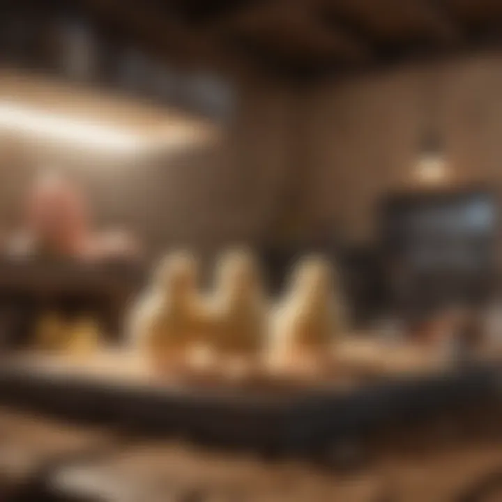 Cozy brooder setup for newborn chicks
