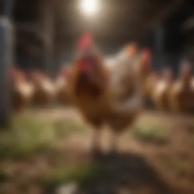 Natural tick control methods in a poultry farm