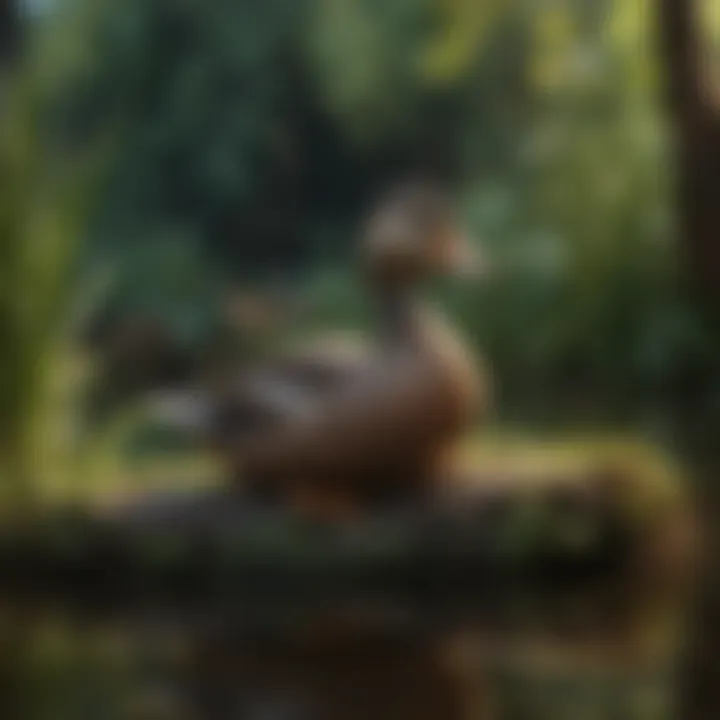 Environmentally friendly materials for duck housing