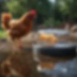 Innovative small chicken water feeder design