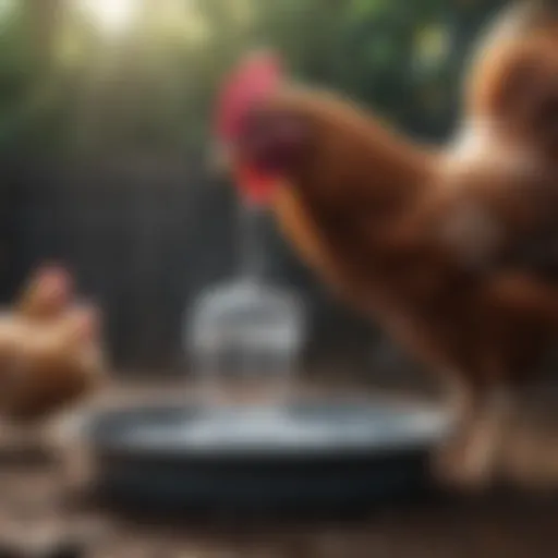 Innovative water feeder design for chickens