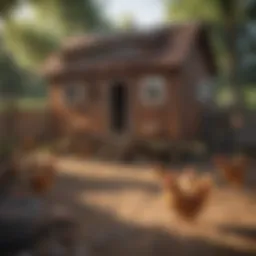Well-planned chicken coop layout