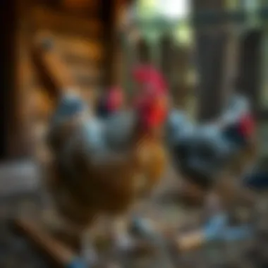 A maintenance routine illustrated with tools and checklist for ongoing care of the chicken coop.