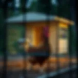 Reinforced Chicken Coop Design Secure chicken coop design with reinforced fencing