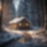 Cozy winter duck house design showcasing insulation features