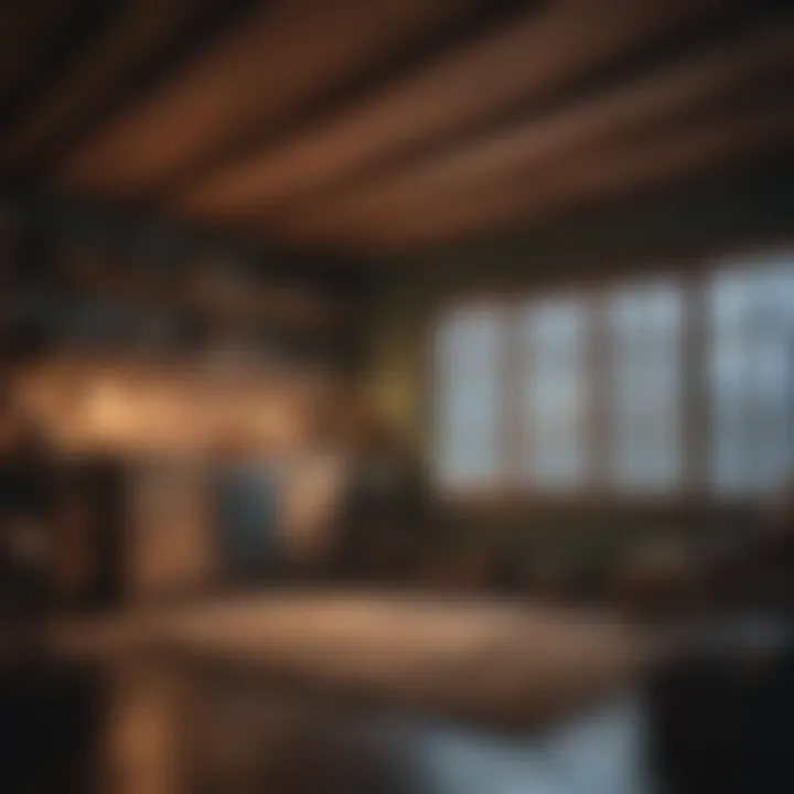 Interior layout of a winter duck house emphasizing space and safety