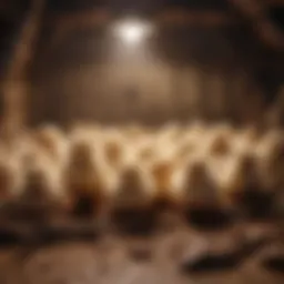Vibrant Cornish chicks in a cozy brooder