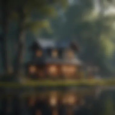 Stunning Duck House Design A beautifully designed duck house with ample space and ventilation.