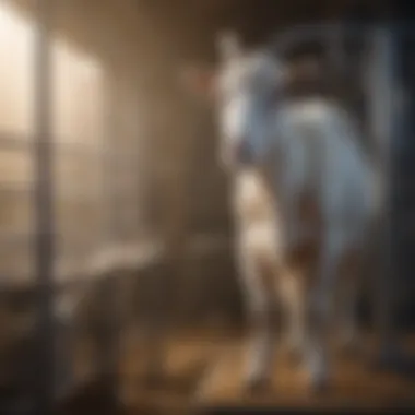 Effective Maintenance for Milking Stands Maintenance of a milking stand being performed