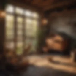 Cozy chicken coop design with natural materials