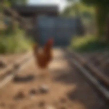 Durable materials used in constructing a chicken run