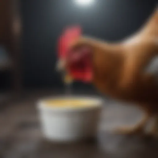 Innovative poultry drinker design showcasing unique water cup structure