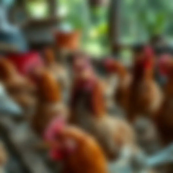 Chickens in a Nurturing Environment Chickens in a nurturing environment