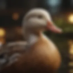 Variety of domestic duck breeds showcasing their unique features