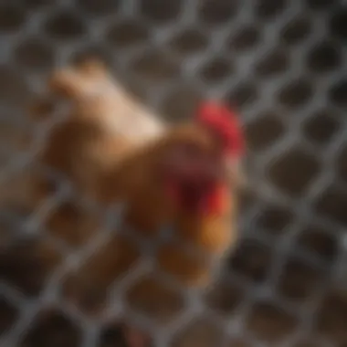 Durability of Galvanized Chicken Wire for Pet Safety Close-up of galvanized chicken wire demonstrating its durability