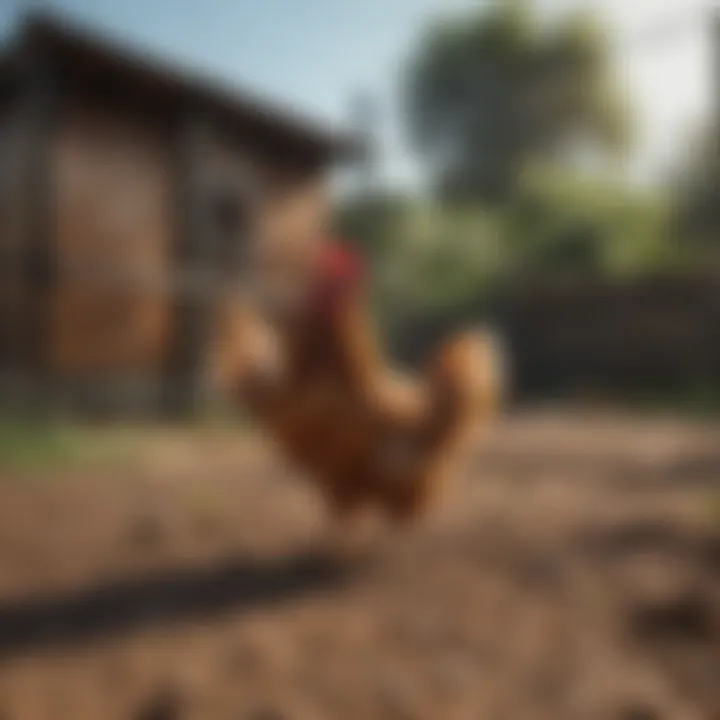 Design layout for a chicken pen