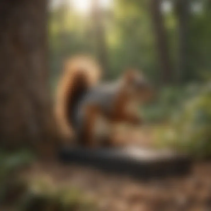 A humane trap designed for capturing squirrels