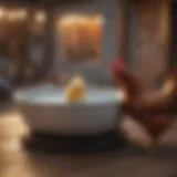 Innovative heated water bowl for chickens
