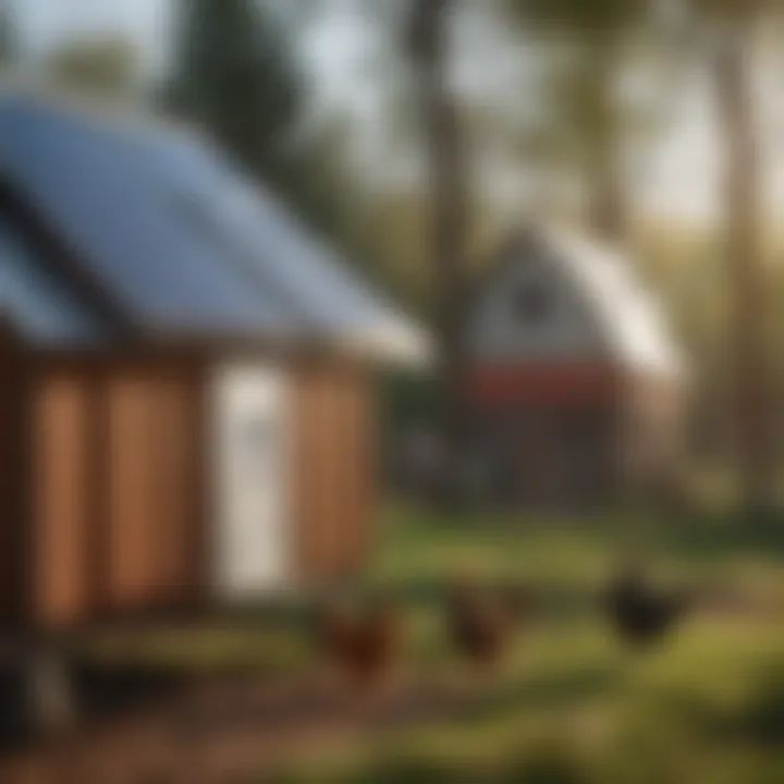 Solar-powered water heater for chicken coops