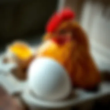 Eggs laid by a Golden Wyandotte chicken