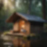 Comfortable duck shelter with proper ventilation